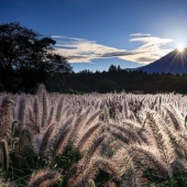 Enfermo terminal Fuji: baker Hasimuki Makoto y su foto de la montaña sagrada