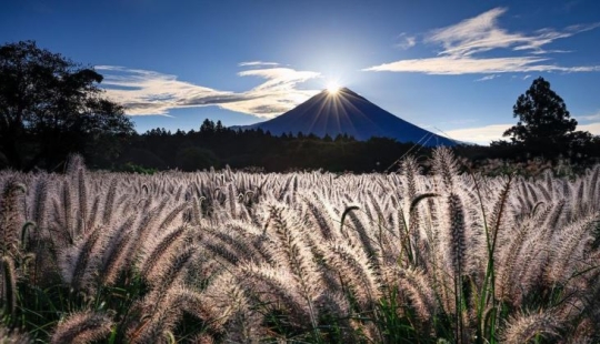 Enfermo terminal Fuji: baker Hasimuki Makoto y su foto de la montaña sagrada