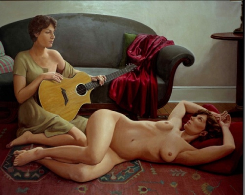 Erotic female portraits by artist Ron Schwerin