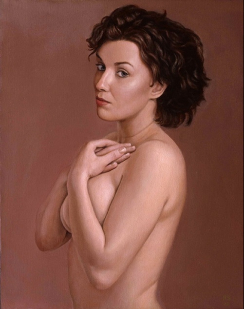 Erotic female portraits by artist Ron Schwerin