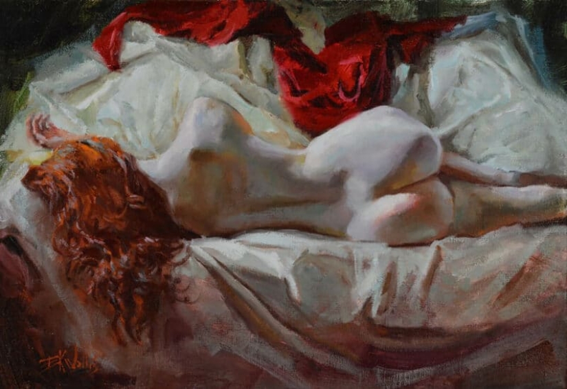 Erotica from the master of modern impressionism Eric Wallis