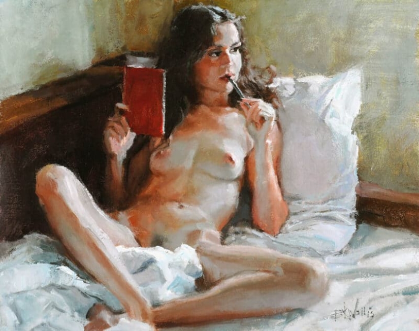 Erotica from the master of modern impressionism Eric Wallis