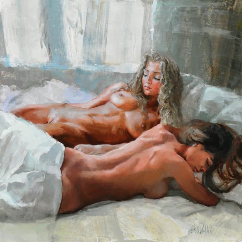 Erotica from the master of modern impressionism Eric Wallis