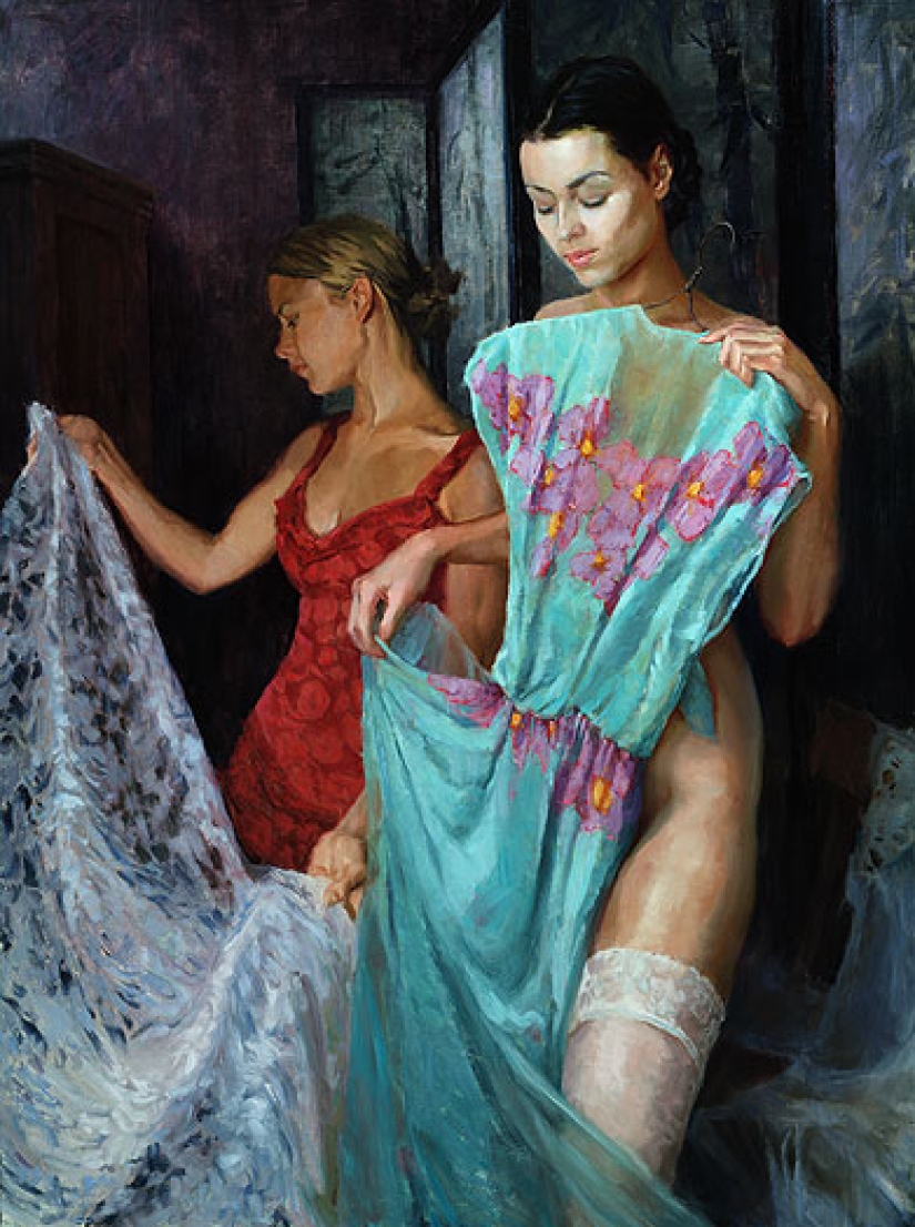 Erotica from the master of modern impressionism Eric Wallis