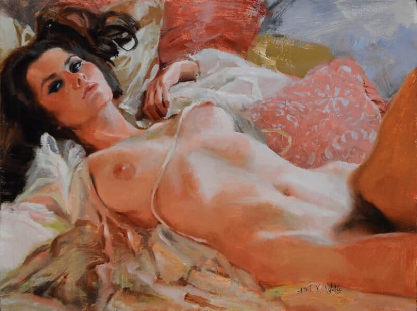 Erotica from the master of modern impressionism Eric Wallis