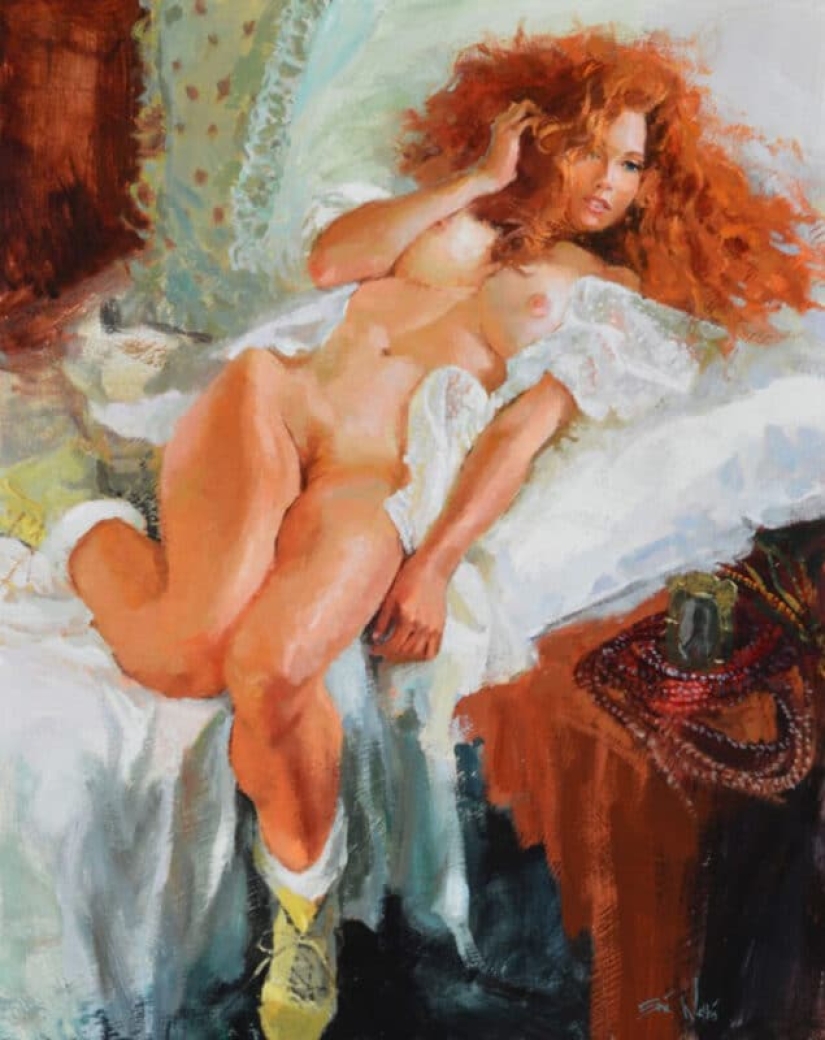 Erotica from the master of modern impressionism Eric Wallis