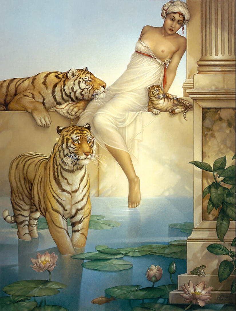 Erotismo esotérico en las pinturas de Michael Parkes