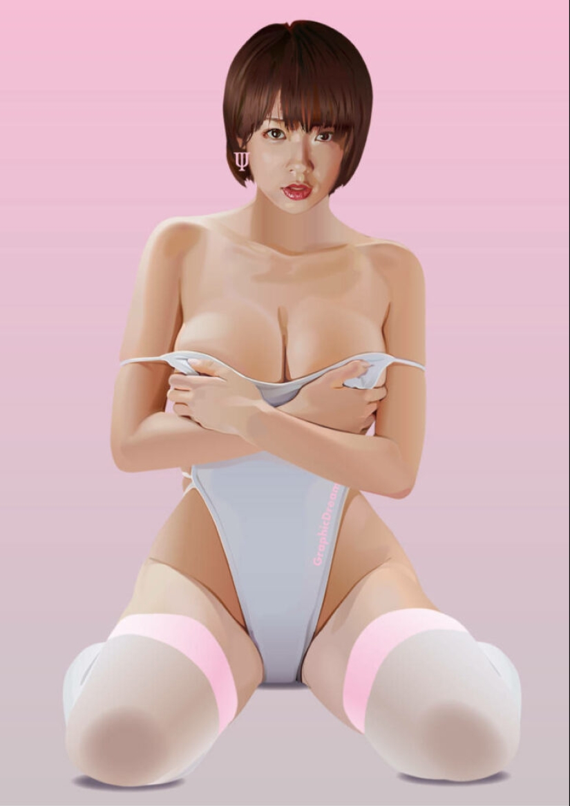 Erótica &quot;húmeda&quot; del artista japonés Izumi Ushida