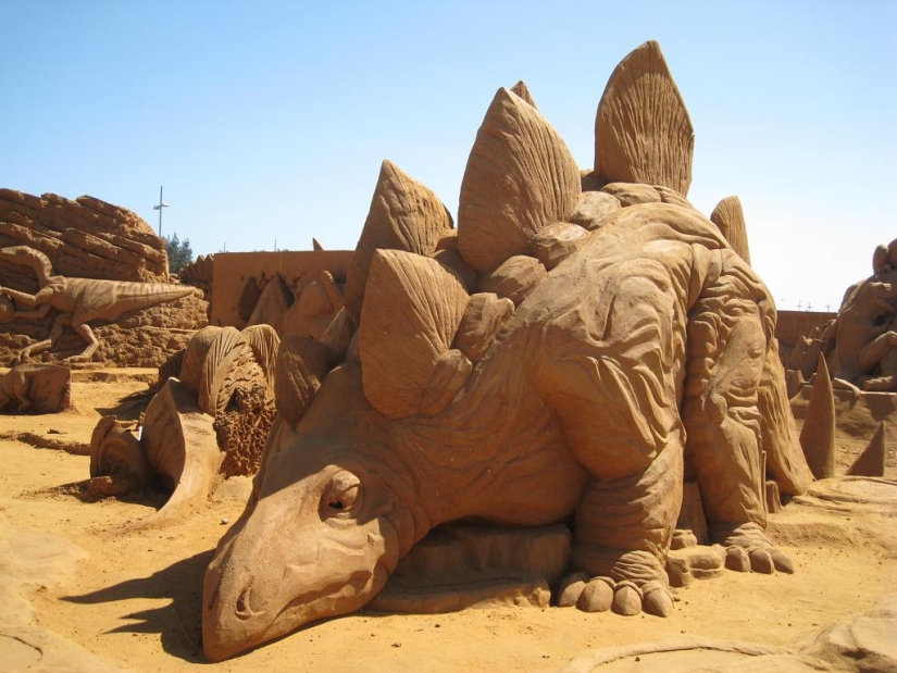 Esculturas épicas de arena dignas de un lugar en un museo
