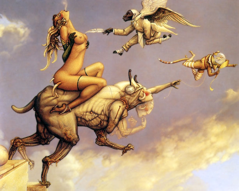 Esoteric eroticism in the paintings of Michael Parkes