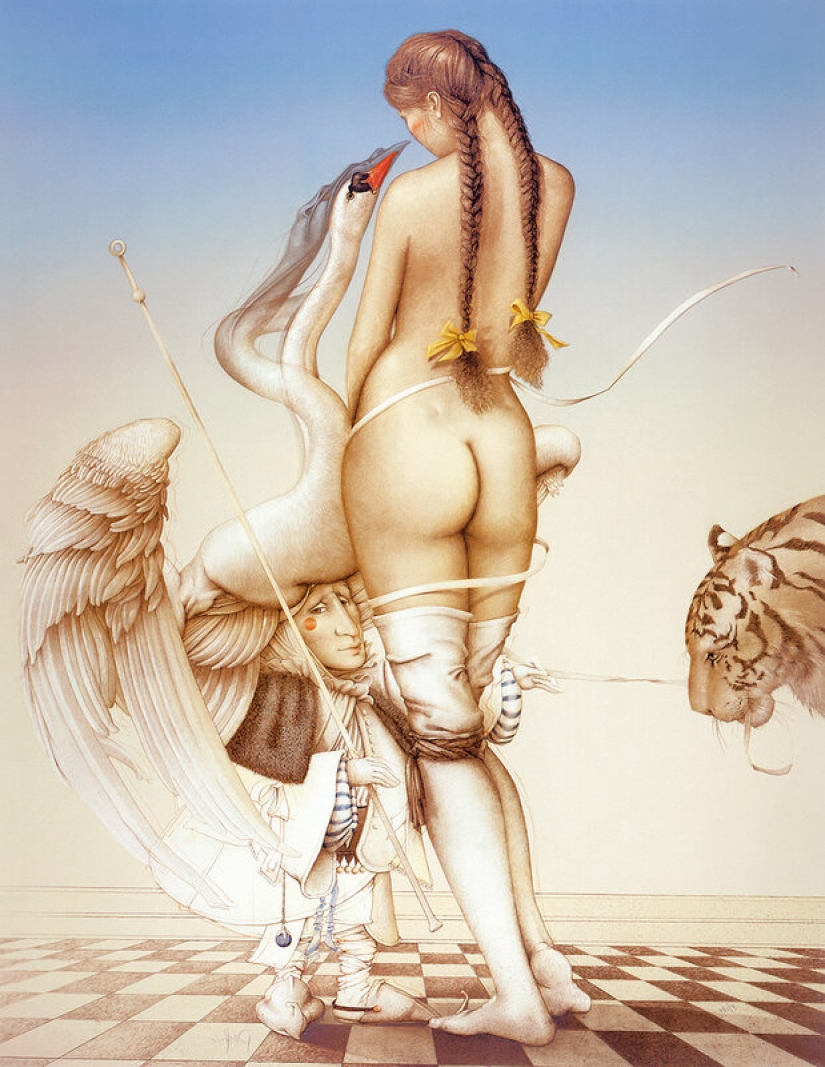 Esoteric eroticism in the paintings of Michael Parkes