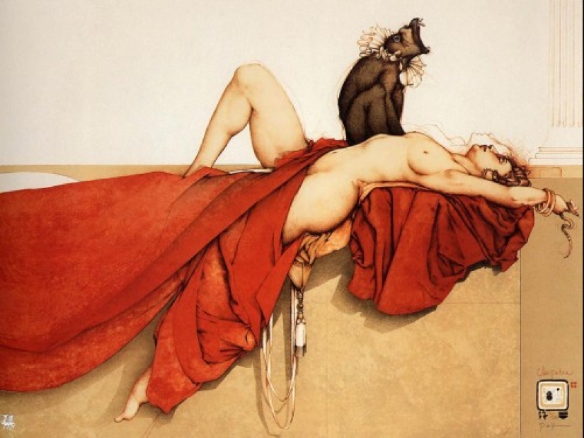 Esoteric eroticism in the paintings of Michael Parkes