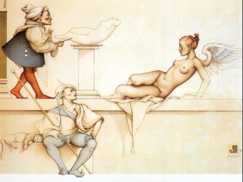 Esoteric eroticism in the paintings of Michael Parkes