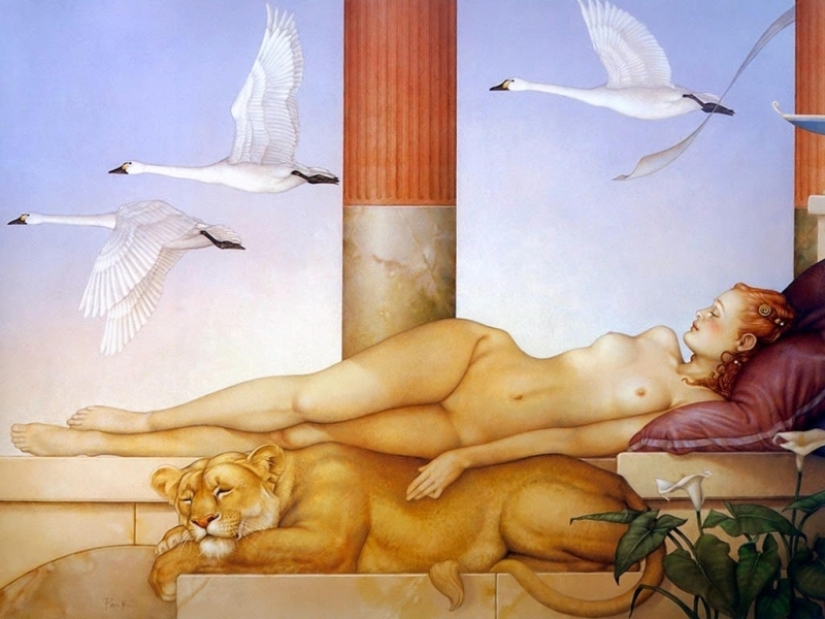 Esoteric eroticism in the paintings of Michael Parkes