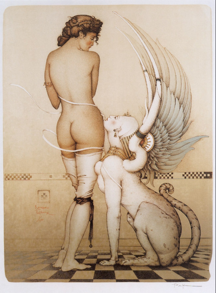 Esoteric eroticism in the paintings of Michael Parkes