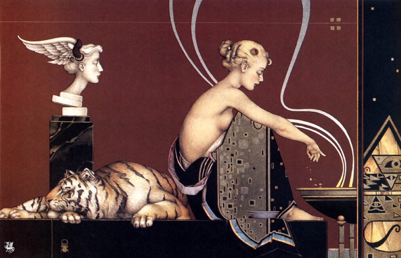 Esoteric eroticism in the paintings of Michael Parkes