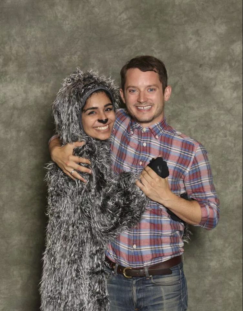 Este Tipo No Te Enviará a Mordor: Elijah Wood es un maestro de selfies conmovedores con Fans