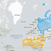 Estos mapas permiten ver el tamaño real de los países del mundo