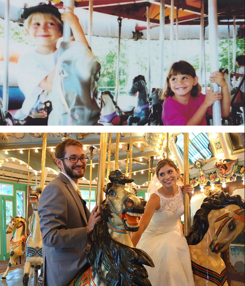 Eternal love: couples remaking my old photos many years later