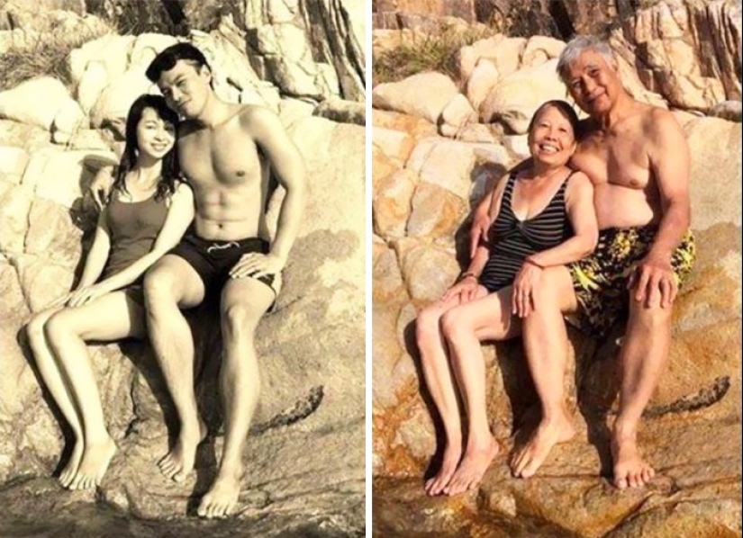 Eternal love: couples remaking my old photos many years later