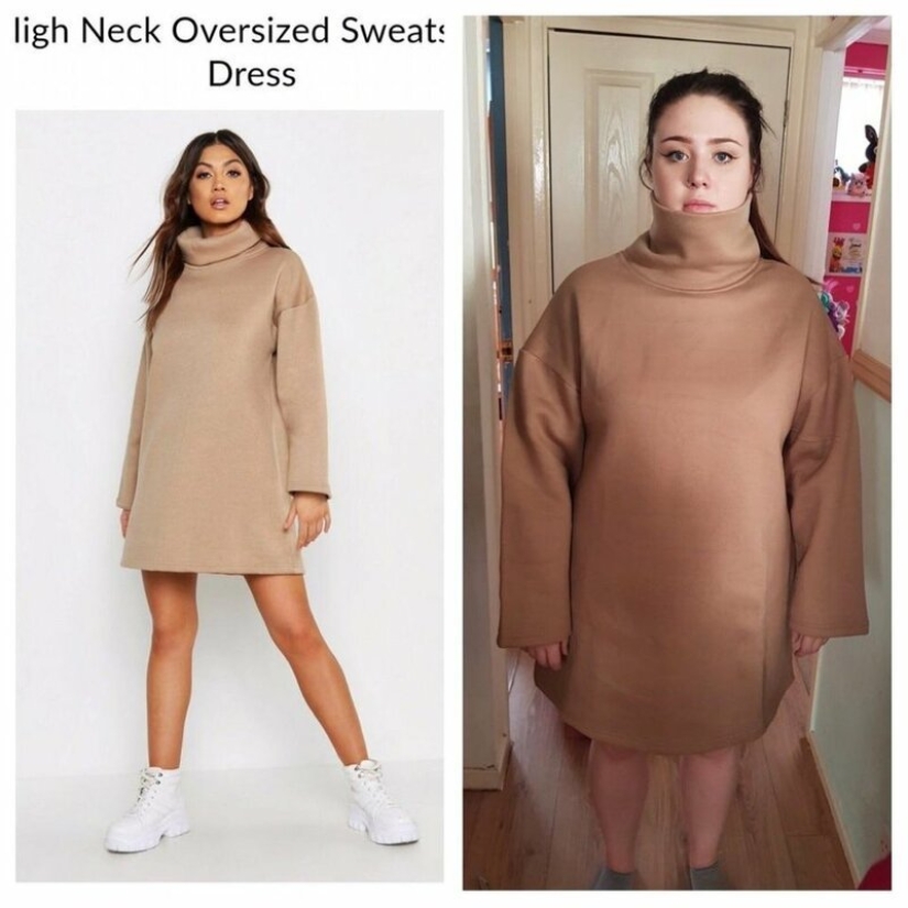 Expectation and reality: 25 incredible online shopping