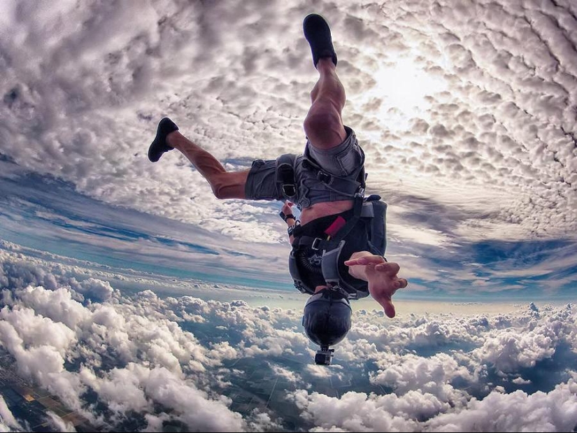 Extreme photos taken with a GoPro camera