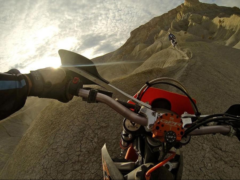 Extreme photos taken with a GoPro camera