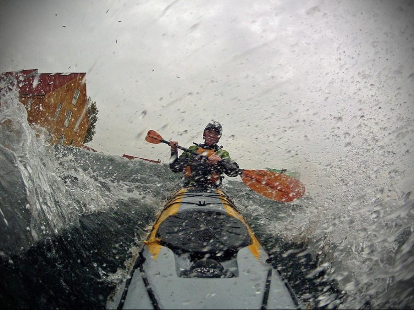 Extreme photos taken with a GoPro camera