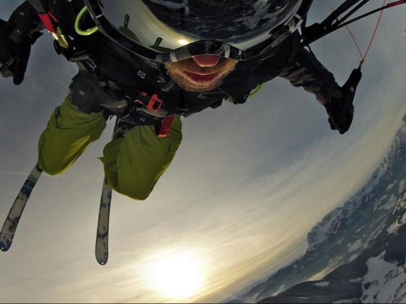 Extreme photos taken with a GoPro camera