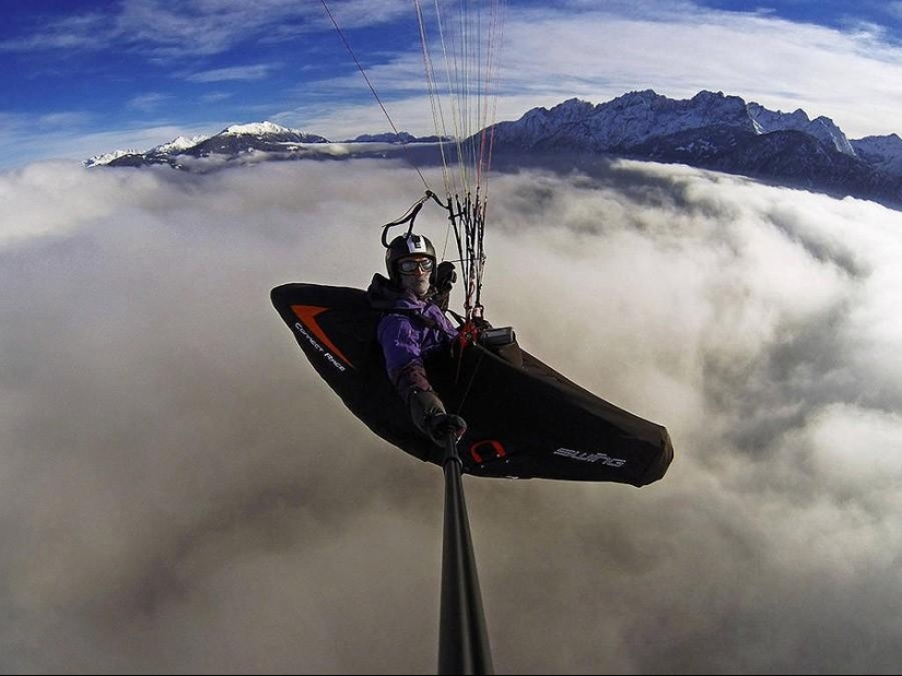 Extreme photos taken with a GoPro camera