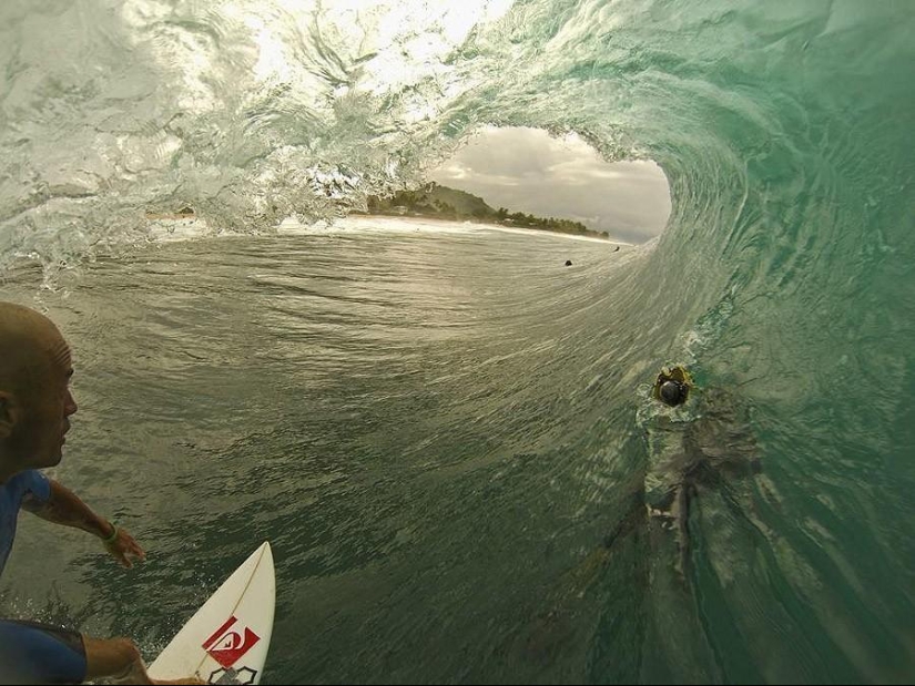 Extreme photos taken with a GoPro camera