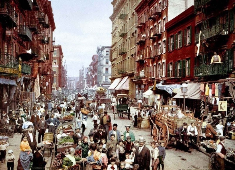 Fabulosos fotocromos de la década de 1900 en Nueva York