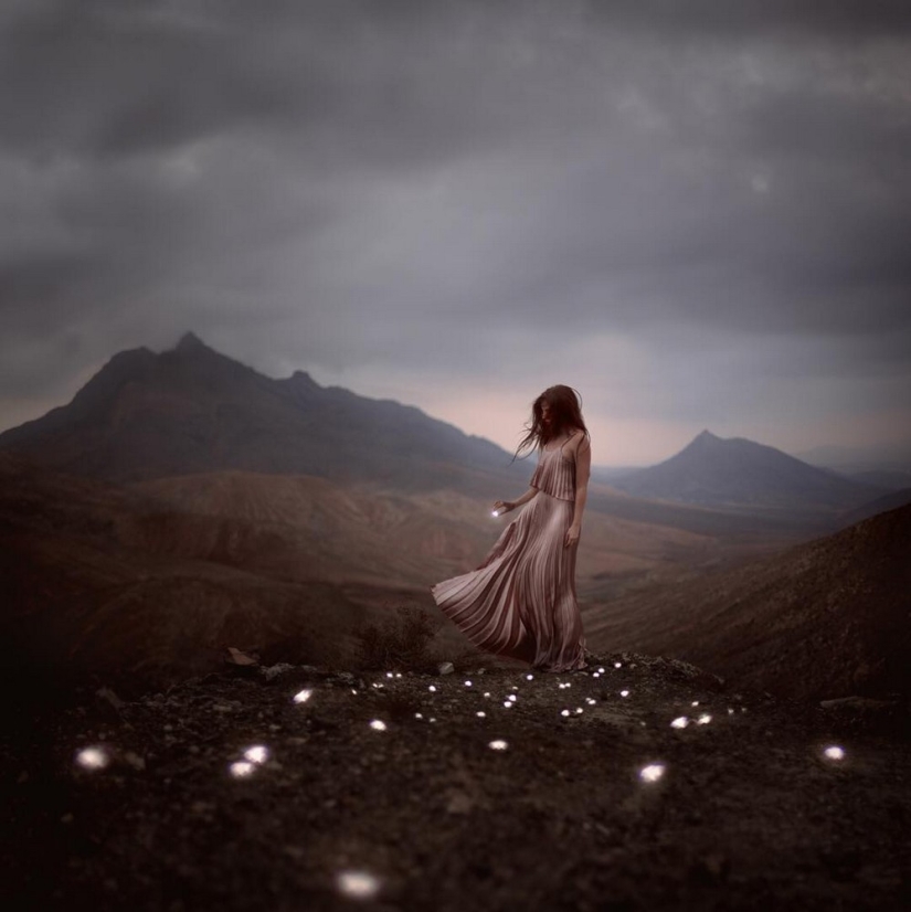 Fabulous and mystical images in the pictures Sina Domke