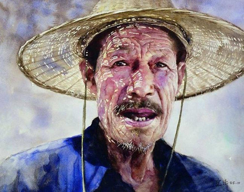 Fabulous Tibet in realistic watercolors by Liu Yunshen