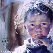 Fabulous Tibet in realistic watercolors by Liu Yunshen