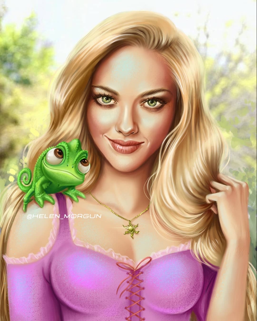 Familiar faces: famous actresses in the images of Disney princesses