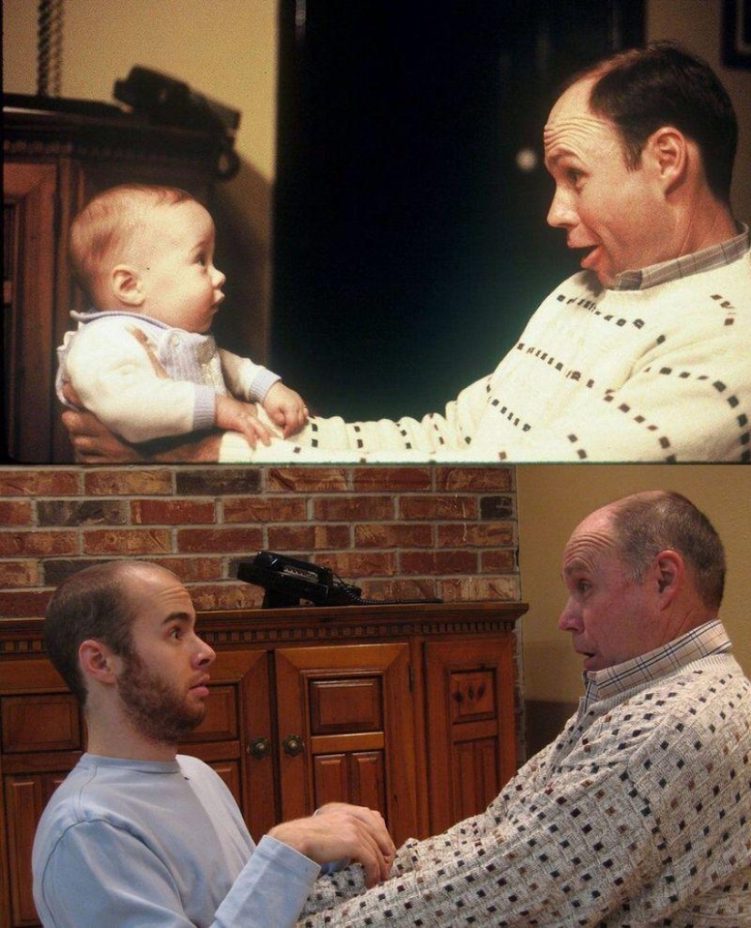 Family photos - then and now