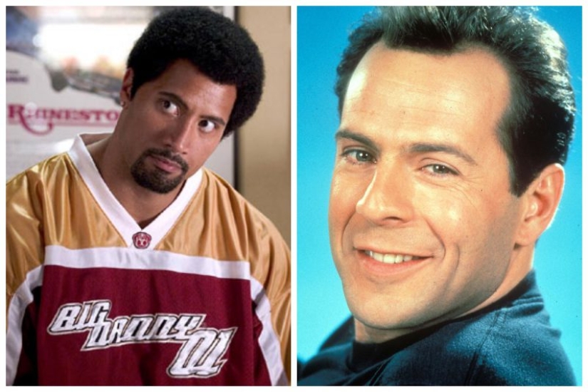 Famous actors before they became bald