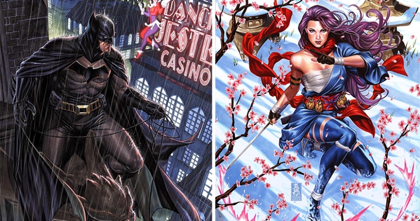 Fantastic works by Marvel Comics illustrator Mark Brooks