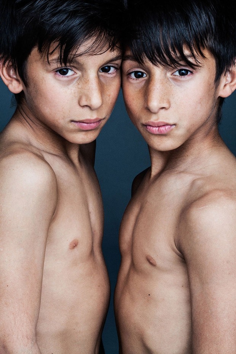 Fascinating portraits of twins