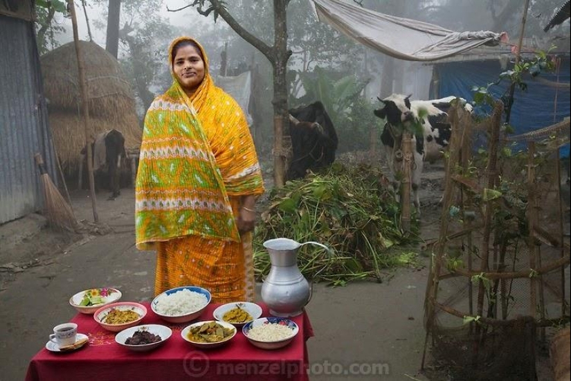 Fascinating project: What people eat in different countries