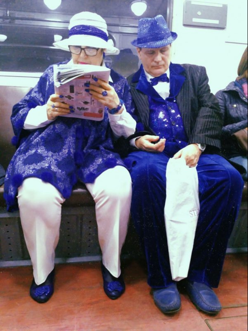 Fashion of the people: the brightest passengers on Russian subway