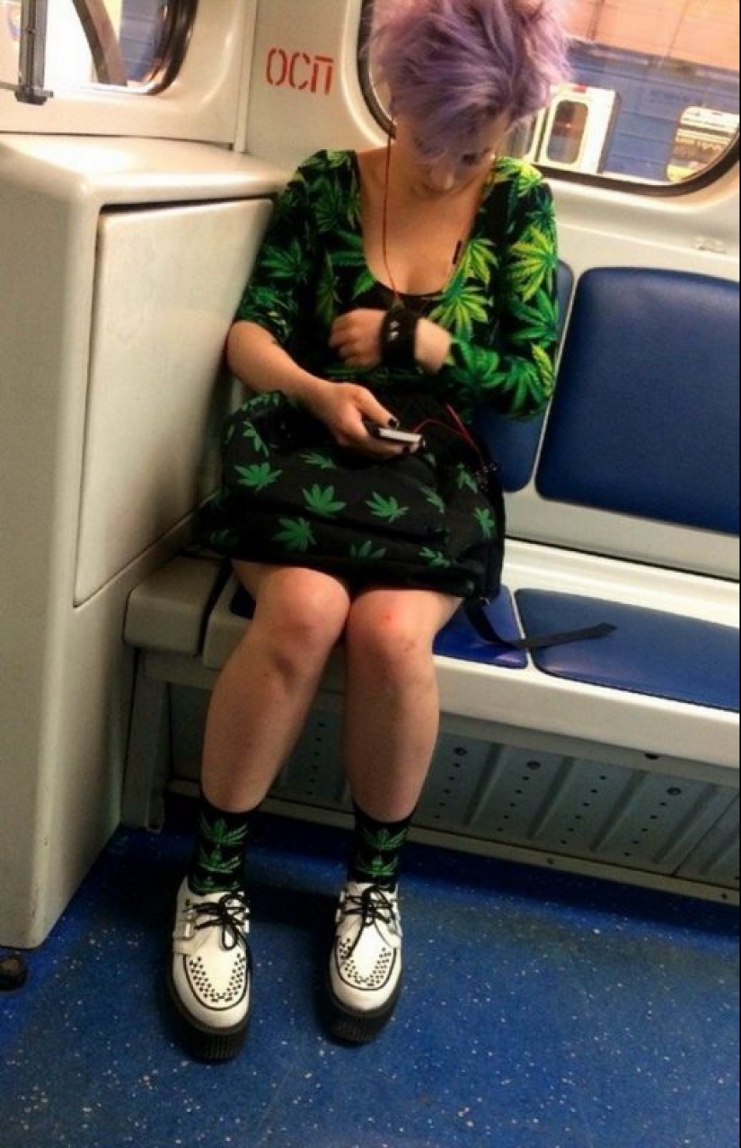 Fashion of the people: the brightest passengers on Russian subway