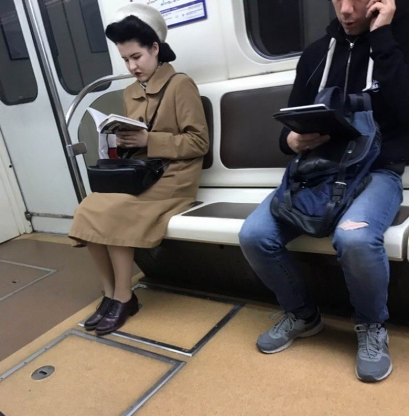 Fashion of the people: the brightest passengers on Russian subway