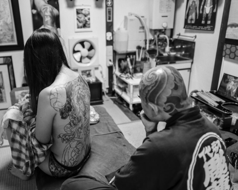 Favorite crime family the Yakuza: the way to the dream of Japanese master tattoo Horizen