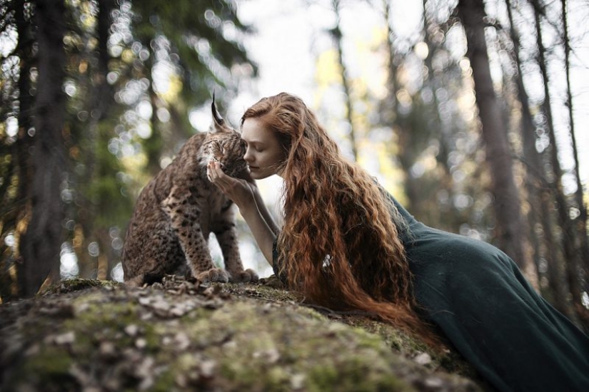 Fiery redhead beauty in the portraits of the St. Petersburg photographer Alexandra Bochkareva