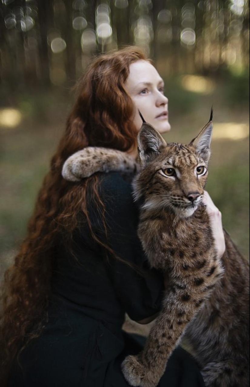 Fiery redhead beauty in the portraits of the St. Petersburg photographer Alexandra Bochkareva