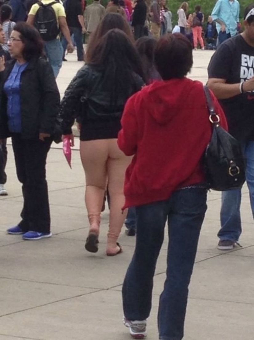 Flesh-colored leggings — the most terrible invention of fashion, and here 18 evidence