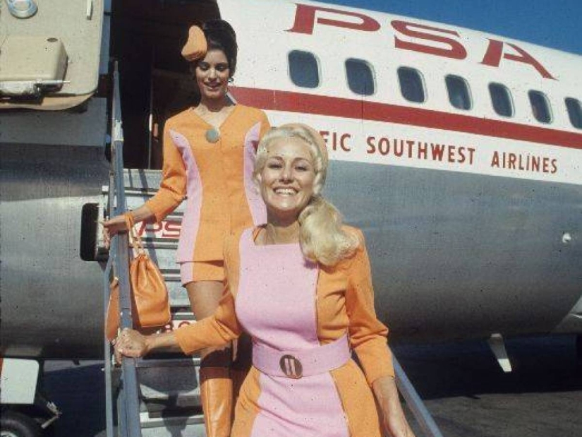 Flight attendants of the 60s were supposed to be sexy and lonely