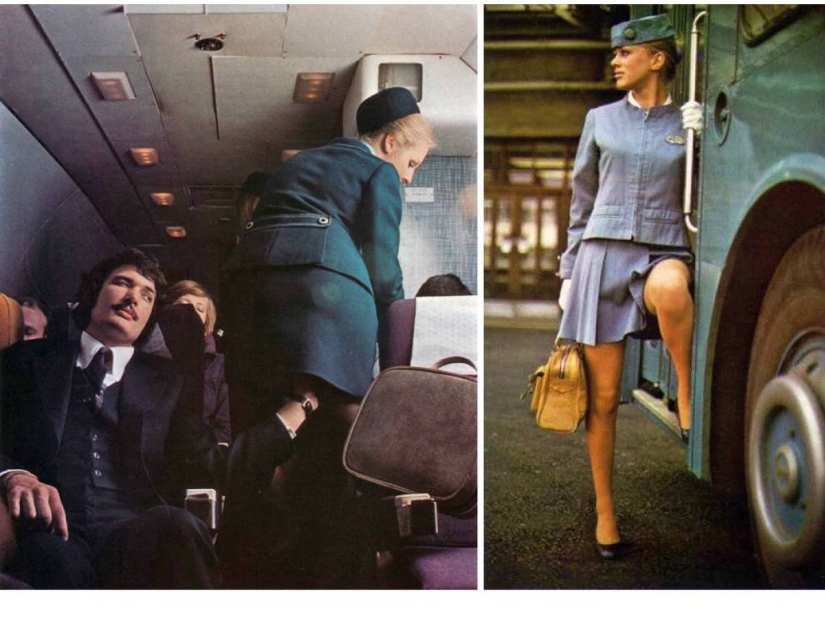 Flight attendants of the 60s were supposed to be sexy and lonely